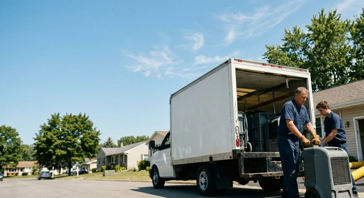 Water Damage Cleanup in Crawfordsville, IA near me